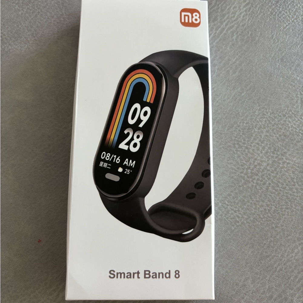 Black Fitness Tracker with Sleek Design and Wristband
